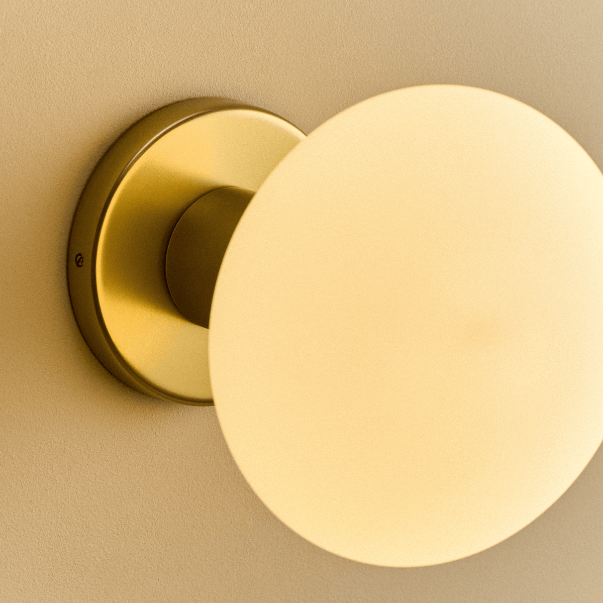 Tala Lochan Wall Light in Brass + Oval
