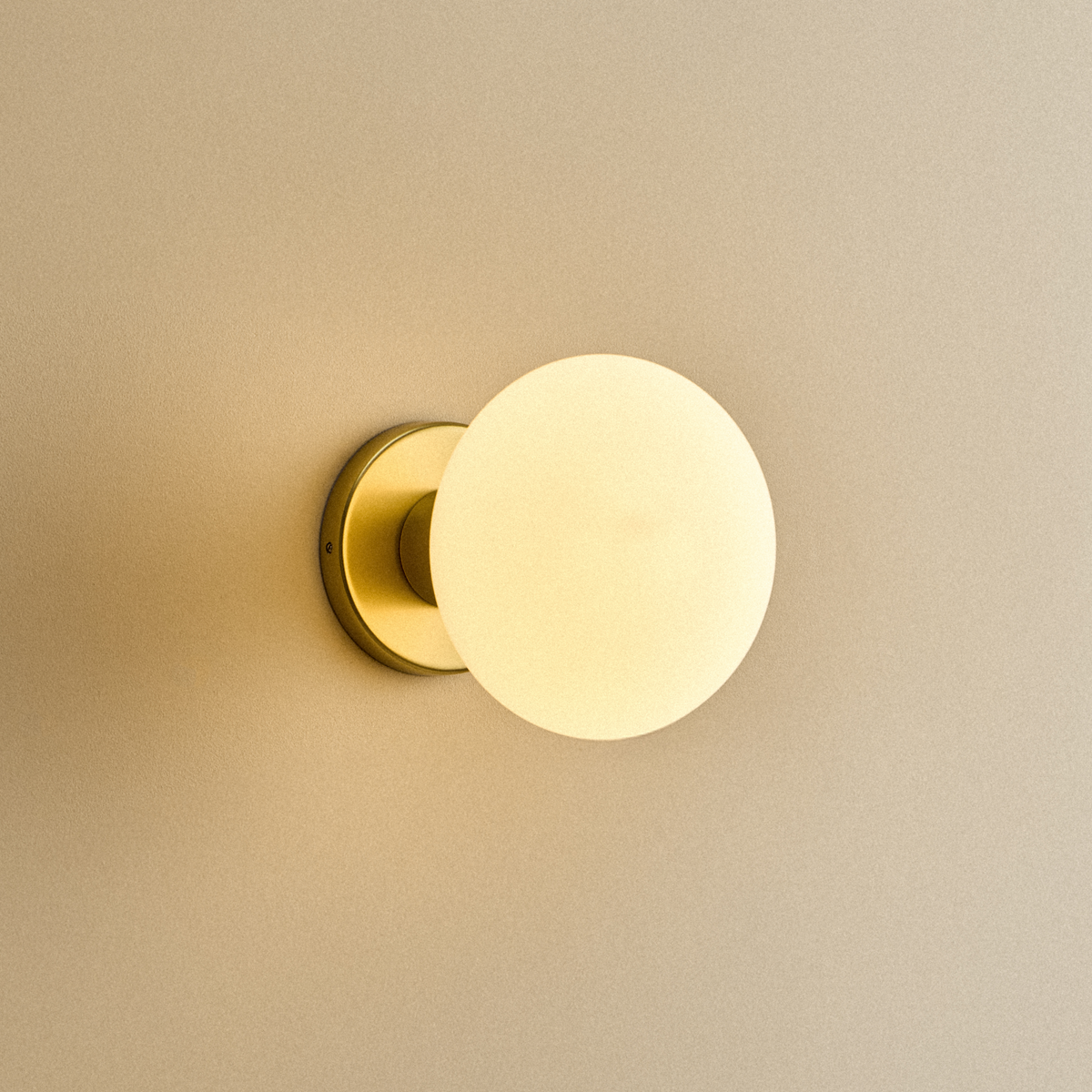 Tala Lochan Wall Light in Brass + Oval