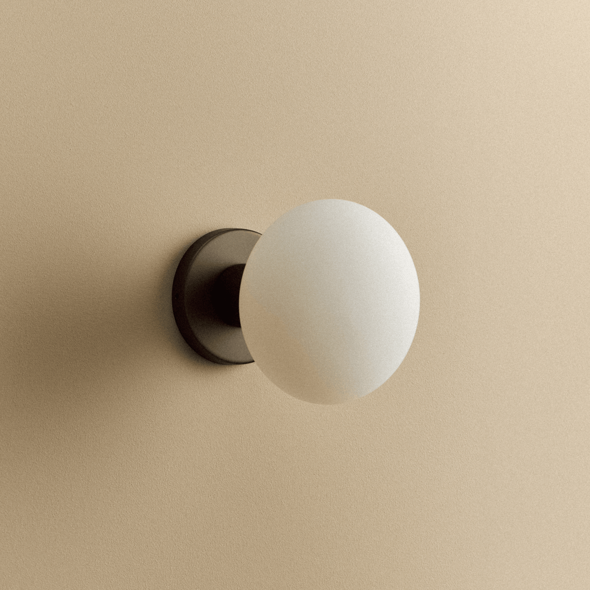 Tala Lochan Wall Light in Graphite + Oval Dim to Warm