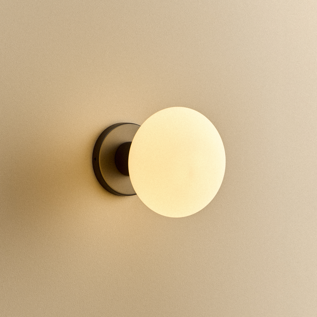 Tala Lochan Wall Light in Graphite + Oval Dim to Warm