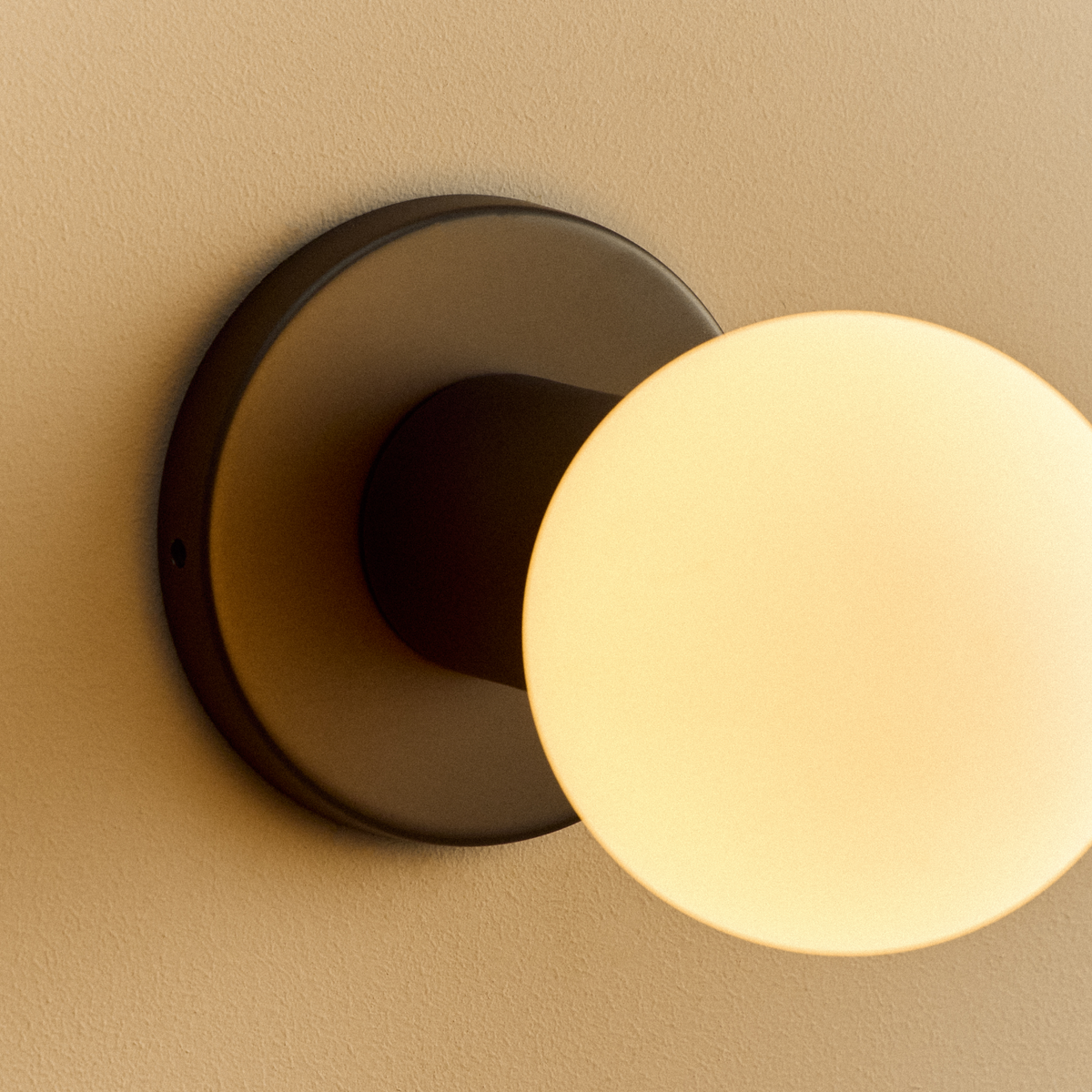 Tala Lochan Wall Light in Graphite + Sphere III