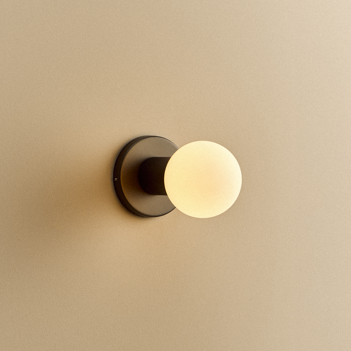 Tala Lochan Wall Light in Graphite + Sphere III