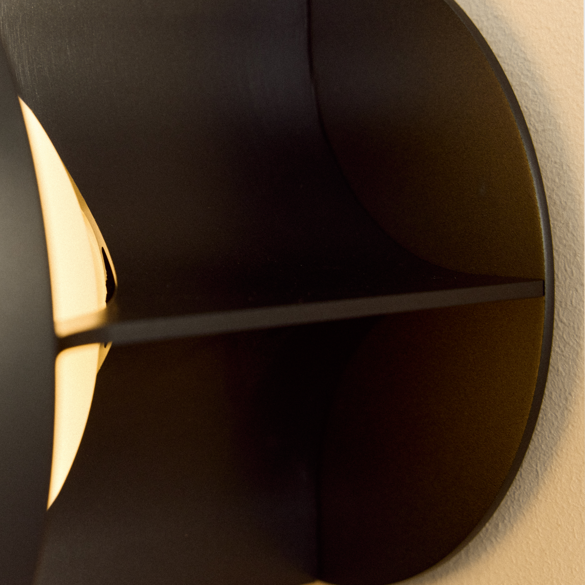 Tala Loop Wall Light in Dark Grey + Sphere IV