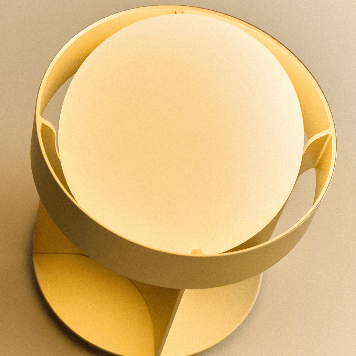 Tala Loop Wall Light in Gold + Sphere IV