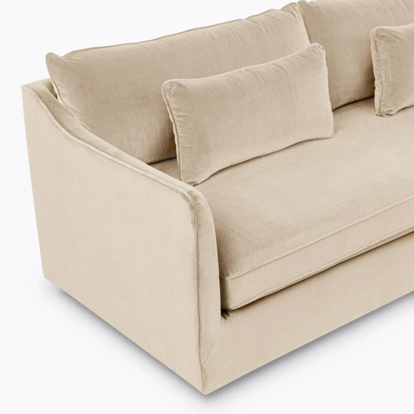 Pure White Lines Margaux Sofa