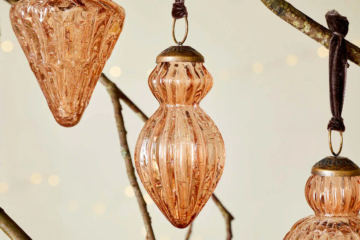 Nkuku - Manipur Baubles - Copper (Set of 3)