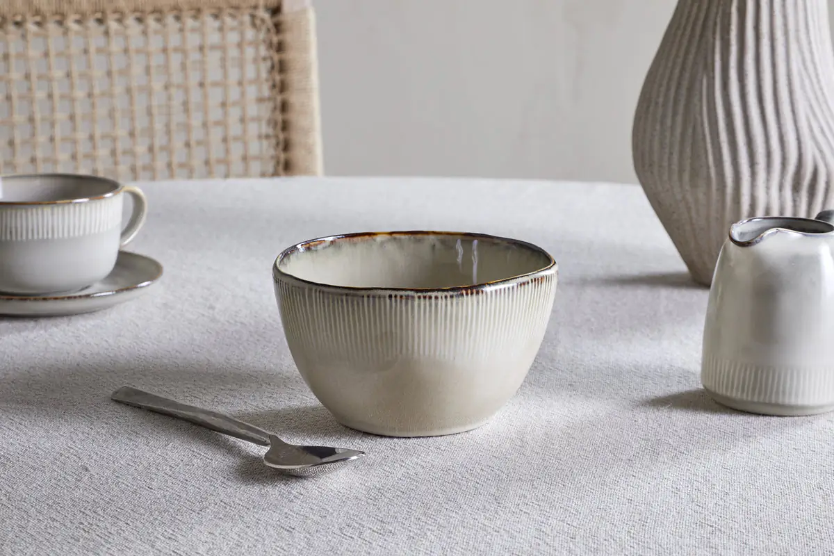 Nkuku - Malia Breakfast Bowl - Cream