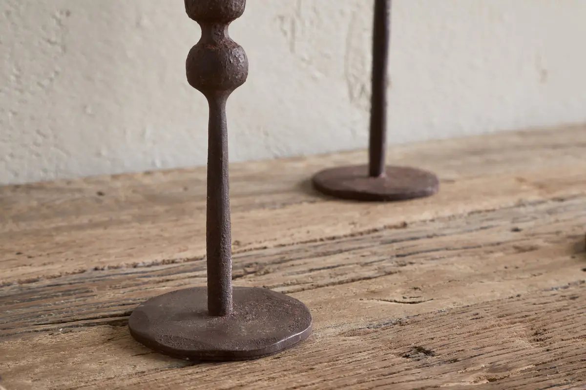 Nkuku - Mawindi Candle Holder - Rust - Medium