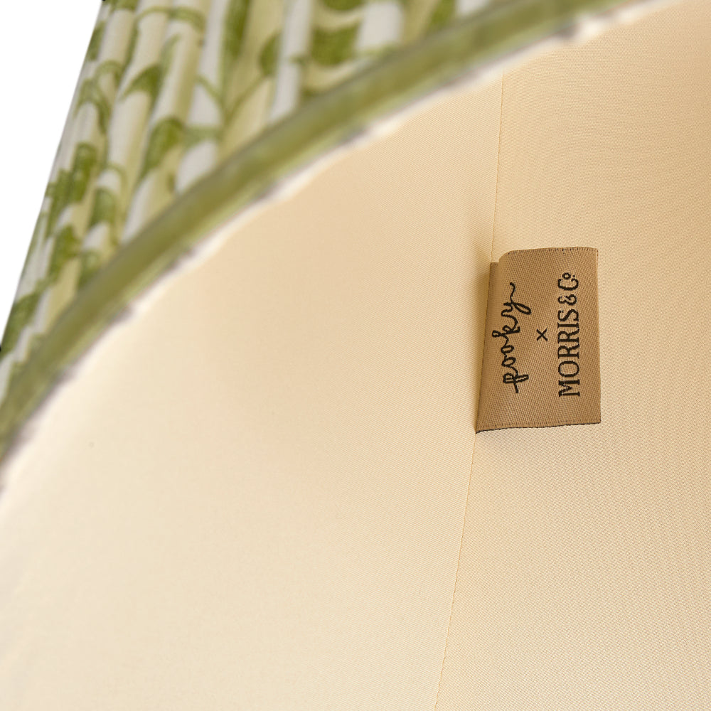 Pooky - 30cm Straight Empire Shade - Thyme Rosehip Linen - Morris & Co