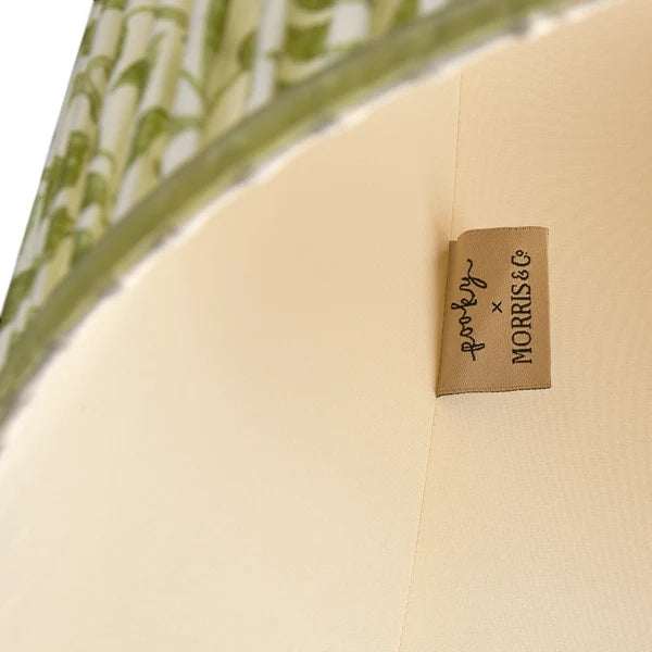 Pooky - 20cm Empire Shade - Thyme Rosehip Linen - Morris & Co.