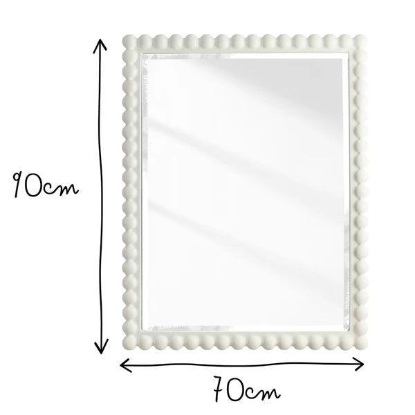 Pooky - Larger Charming Mirror - White