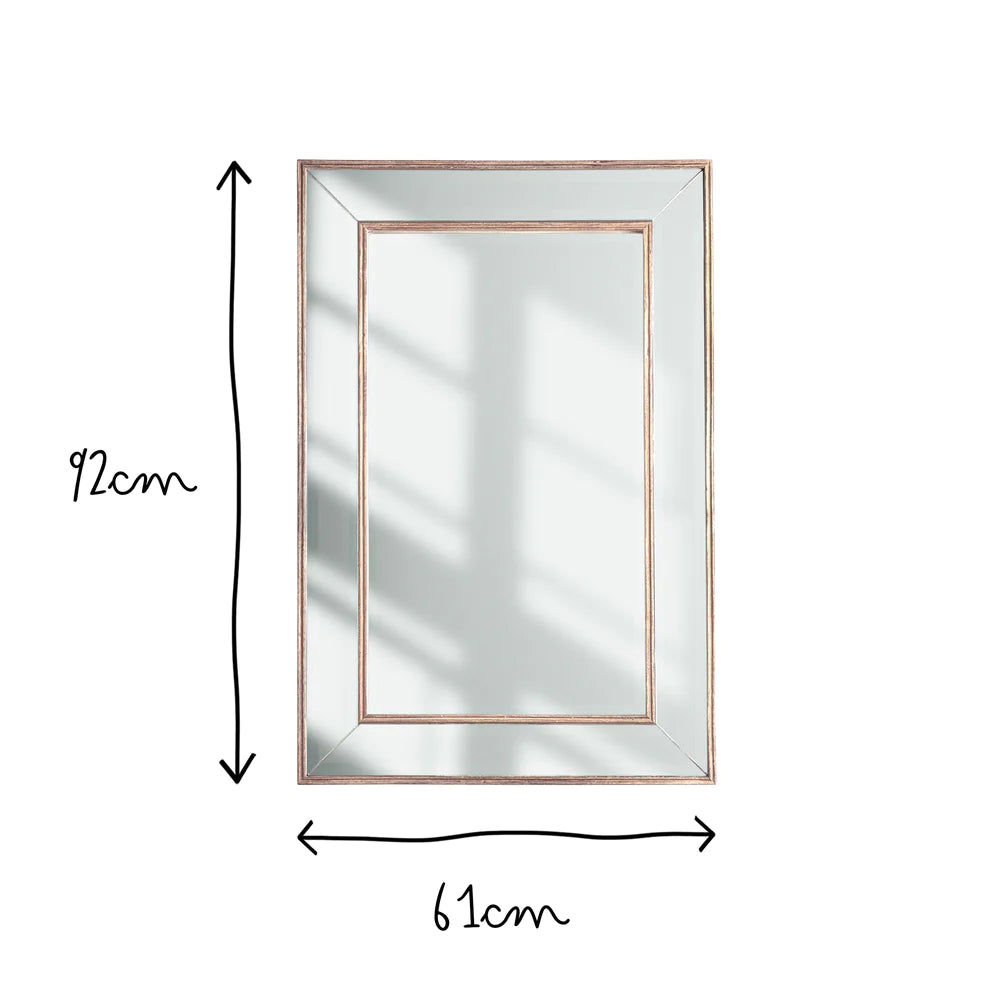 Pooky Gallagher Mirror in natural wood