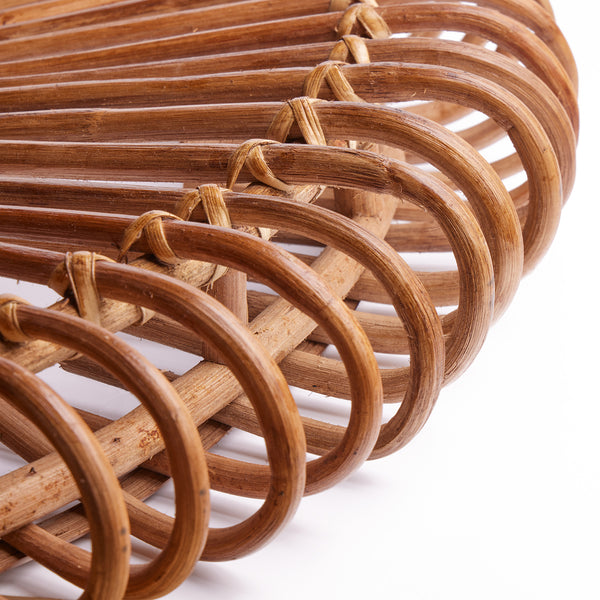Pooky - Spirali Mirror - Natural Rattan
