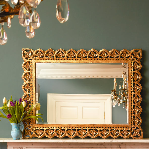 Pooky - Vulpo Bevelled Mirror - Antiqued Gold