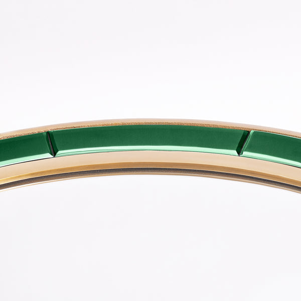 Pooky - Zelda Mirror - Green Glass with Gold