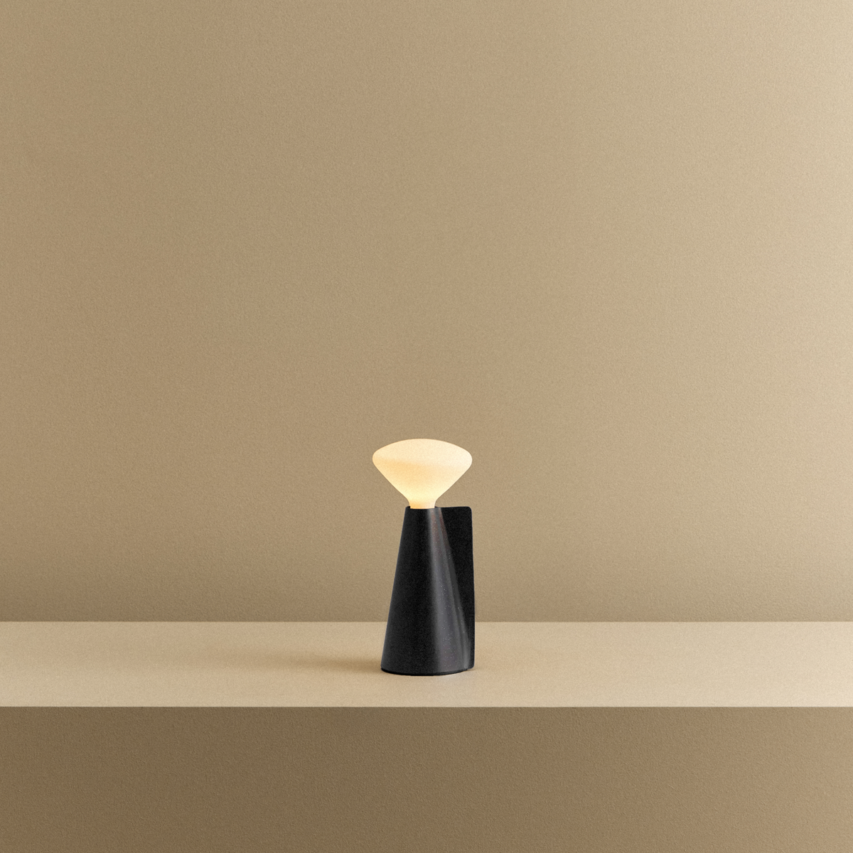Tala Mantle Portable Lamp in Granite Black