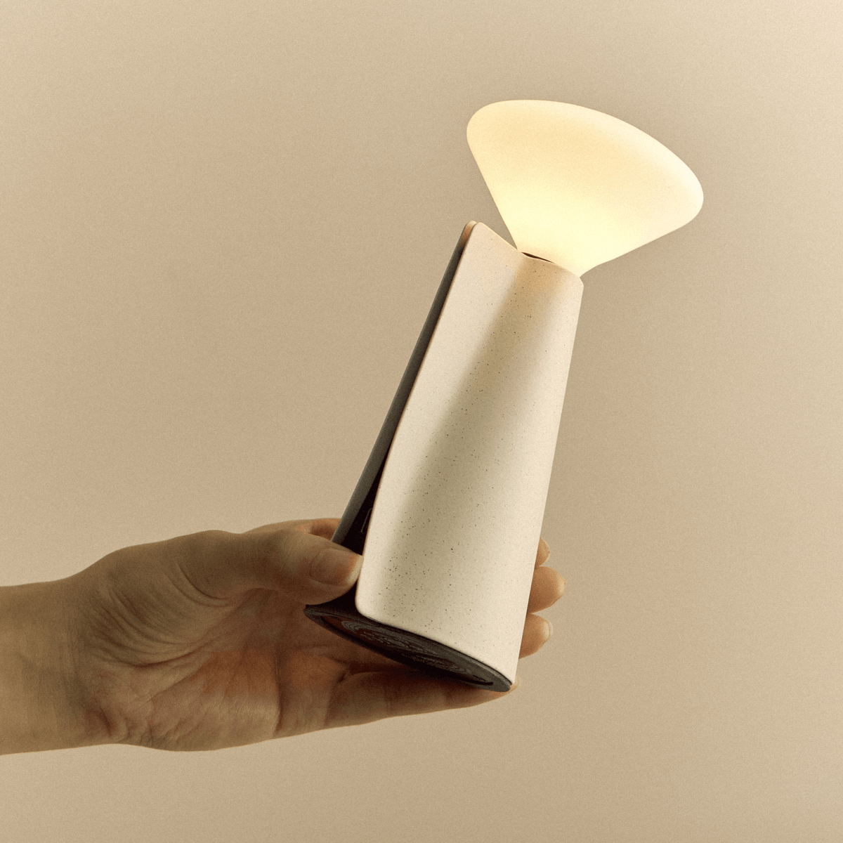 Tala Mantle Portable Lamp in Stone White - Set of 2
