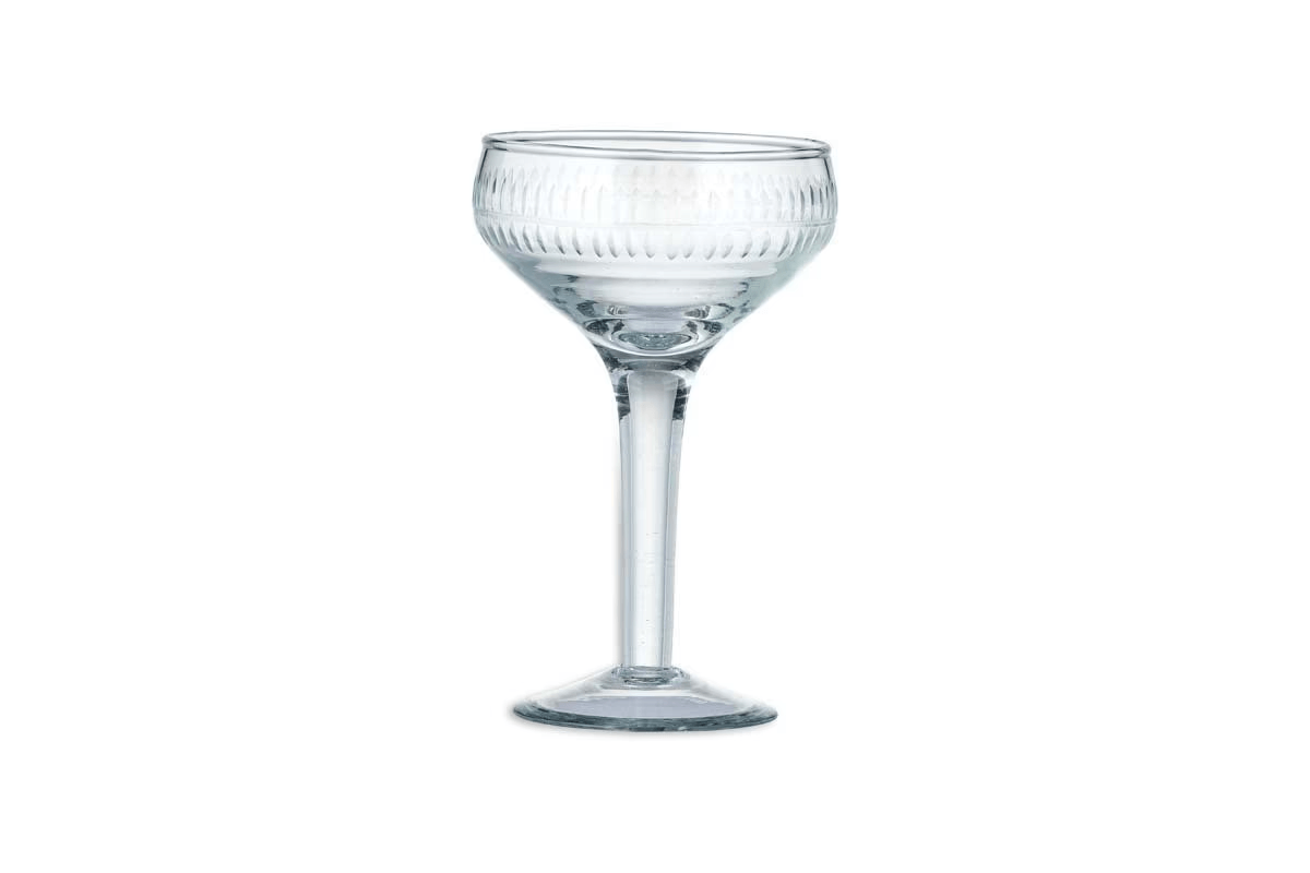 Nkuku - Mila Champagne Glass - Clear - (Set of 4)