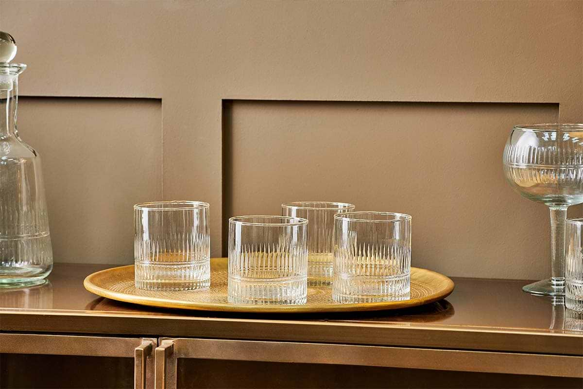 Nkuku - Mila Tumbler - Clear (Set of 4)