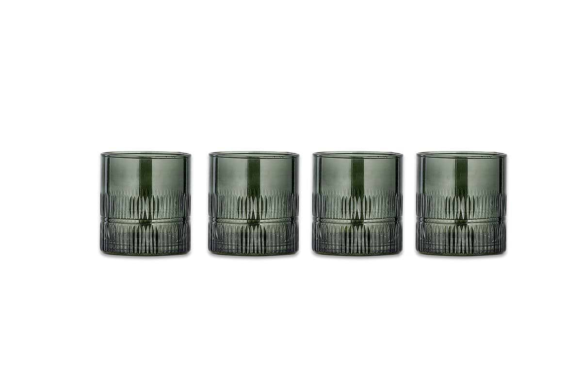 Nkuku - Mila Tumbler - Dark Emerald (Set of 4)