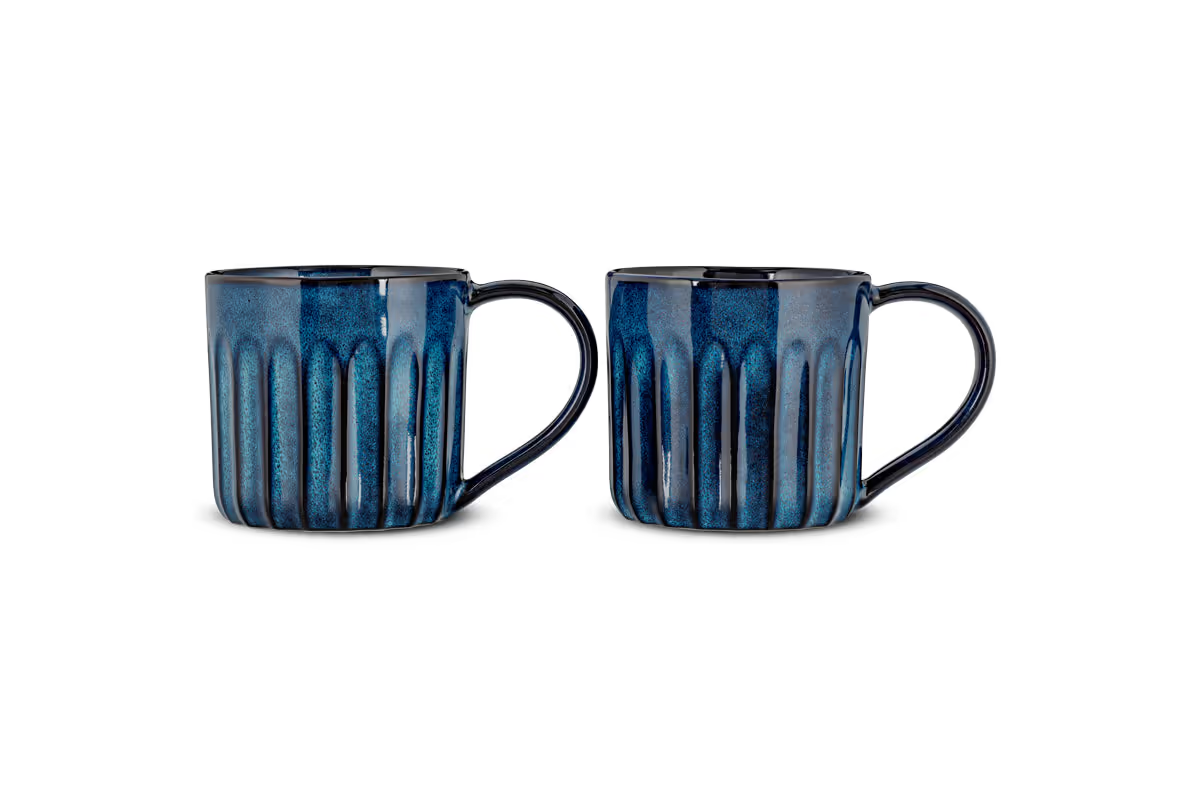 Nkuku - Moda Mug - Deep Blue (Set of 2)