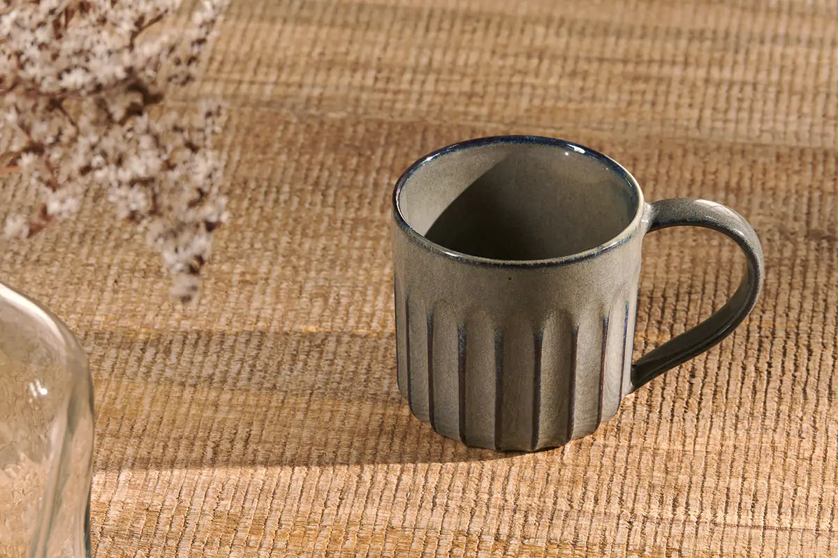 Nkuku - Moda Mug - Pewter (Set of 2)