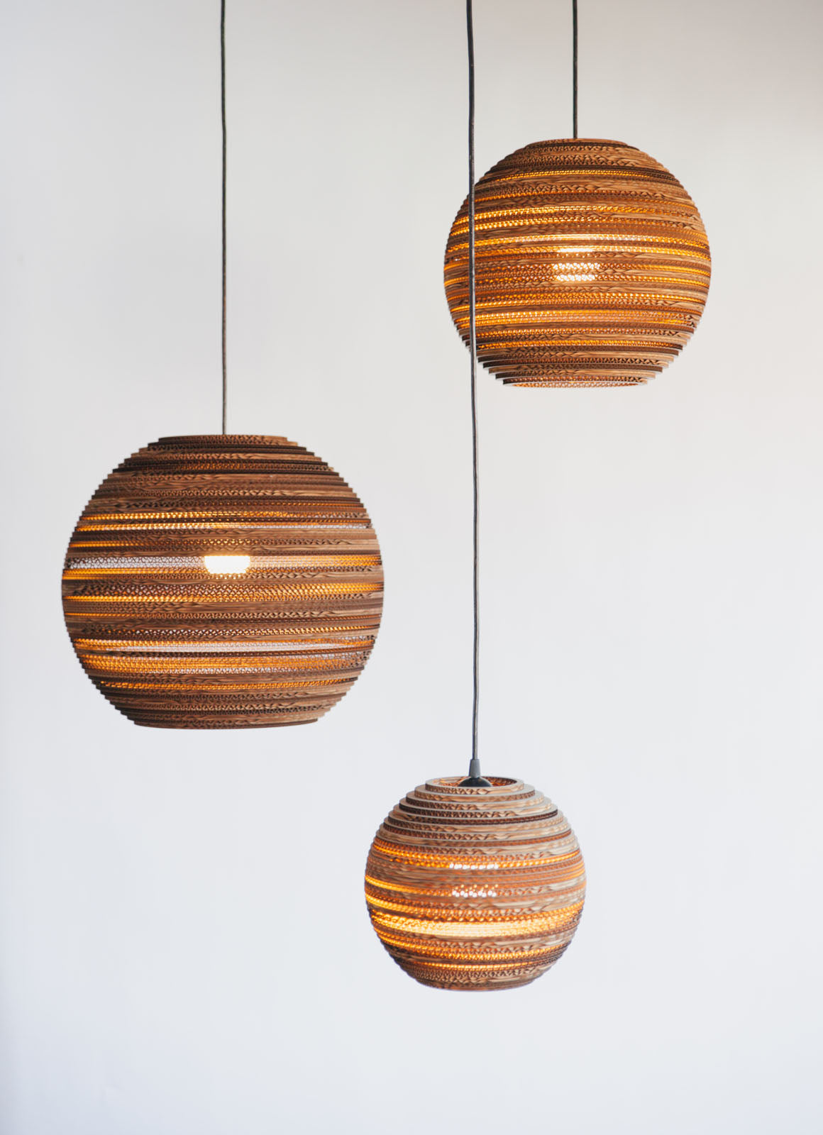 Graypants Scraplight Moon pendant light