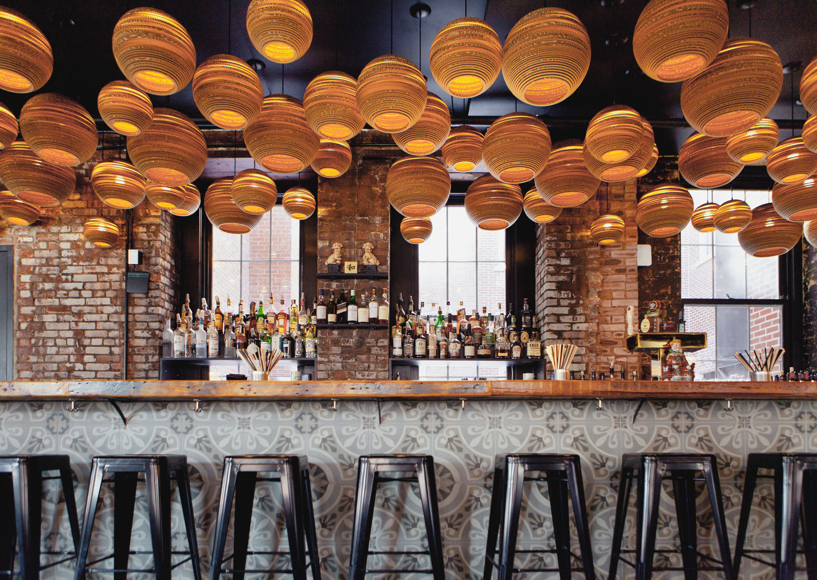 Graypants Scraplight Moon pendant light