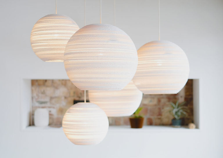 Graypants Scraplight Moon pendant light