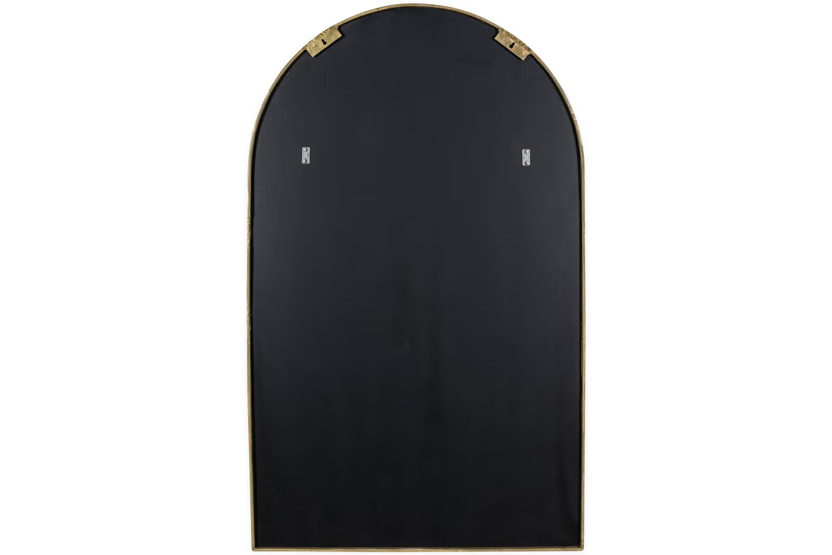 Nkuku - Murwara Full Length Arched Mirror - Antique Brass