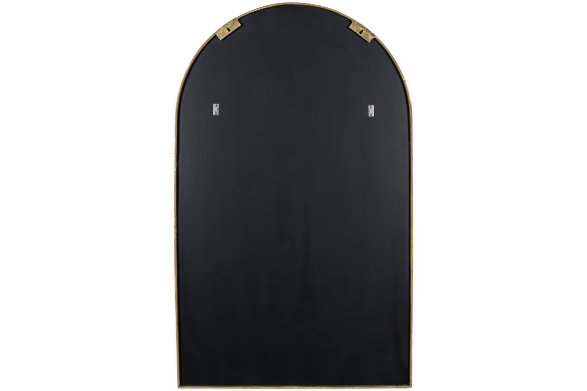Nkuku - Murwara Full Length Arched Mirror - Antique Brass