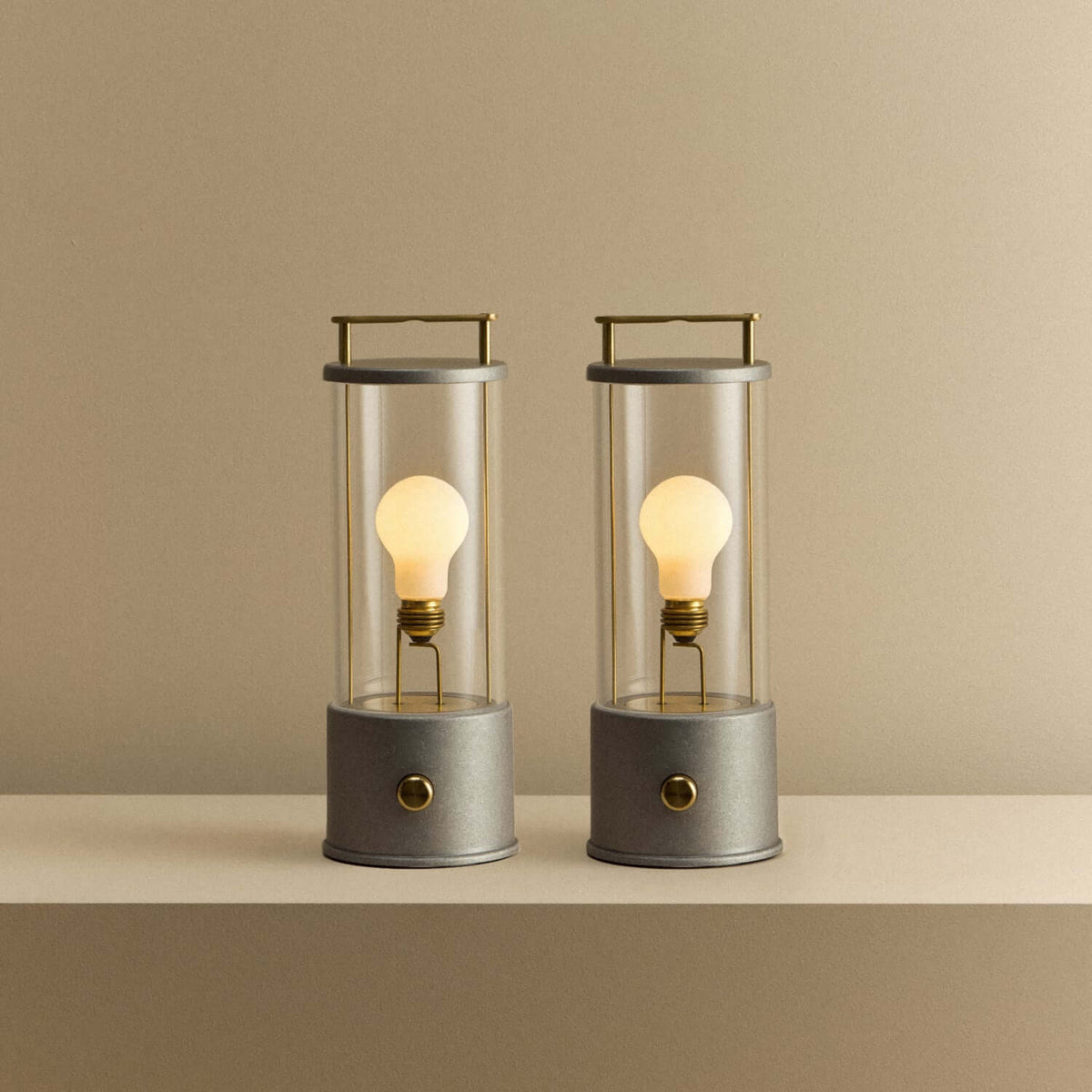 Tala The Rugged Muse 1.0 Portable Lamp in Raw Aluminium - Set of 2
