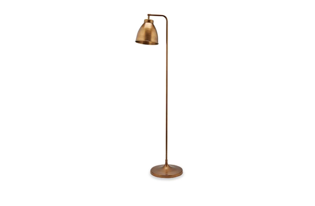 Nkuku Muturi Floor Lamp - Antique Brass