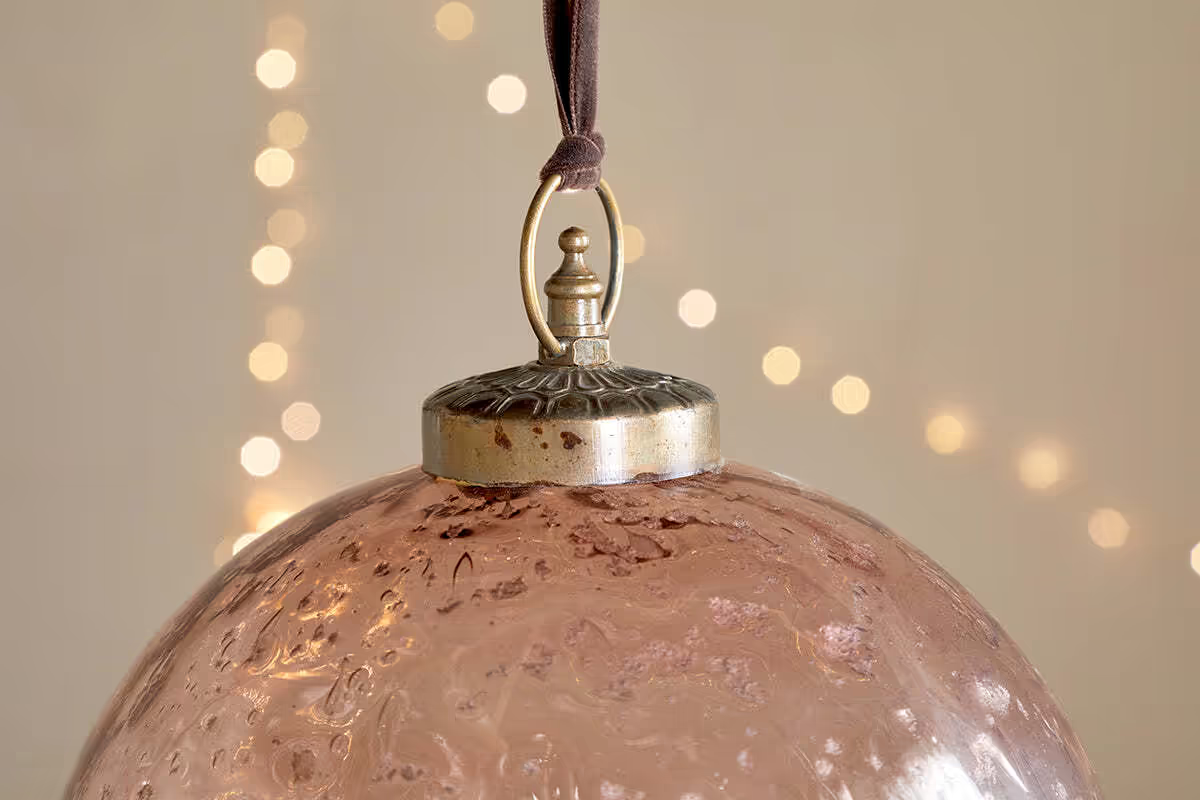 Nkuku - Nishan Pinched Giant Bauble - Copper