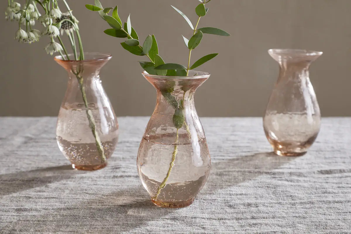 Nkuku - Bapti Bud Vases - Dusty Terracotta - Set of 3