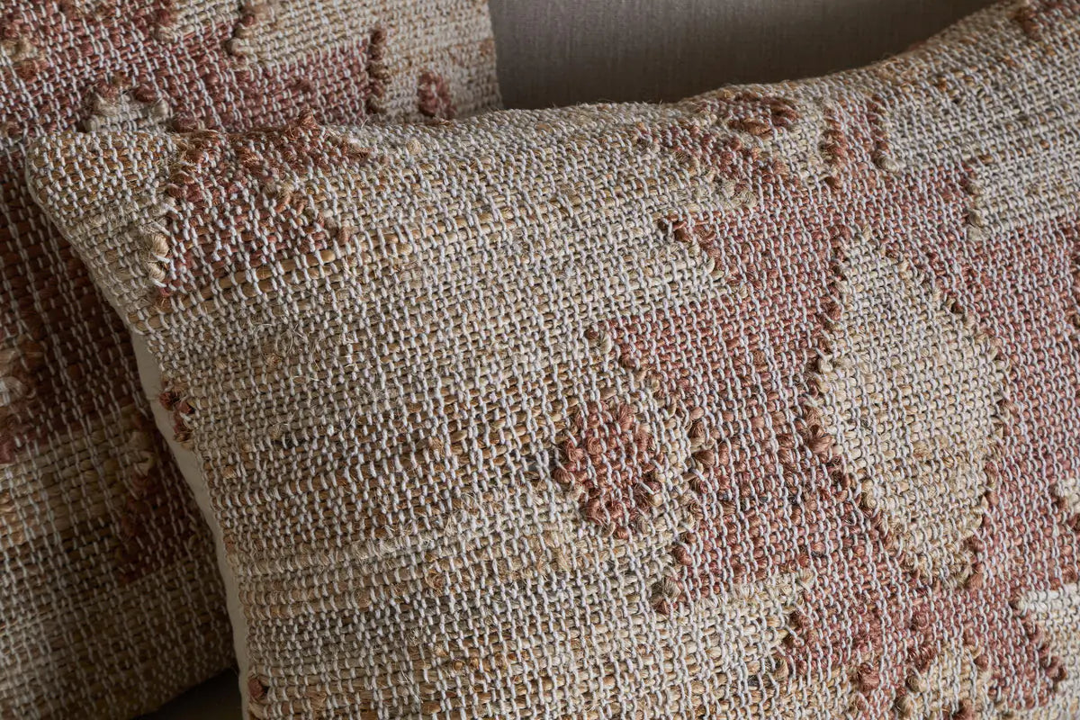 Nkuku - Nila Gul Cushion Cover - Rust - 60 x 40cm