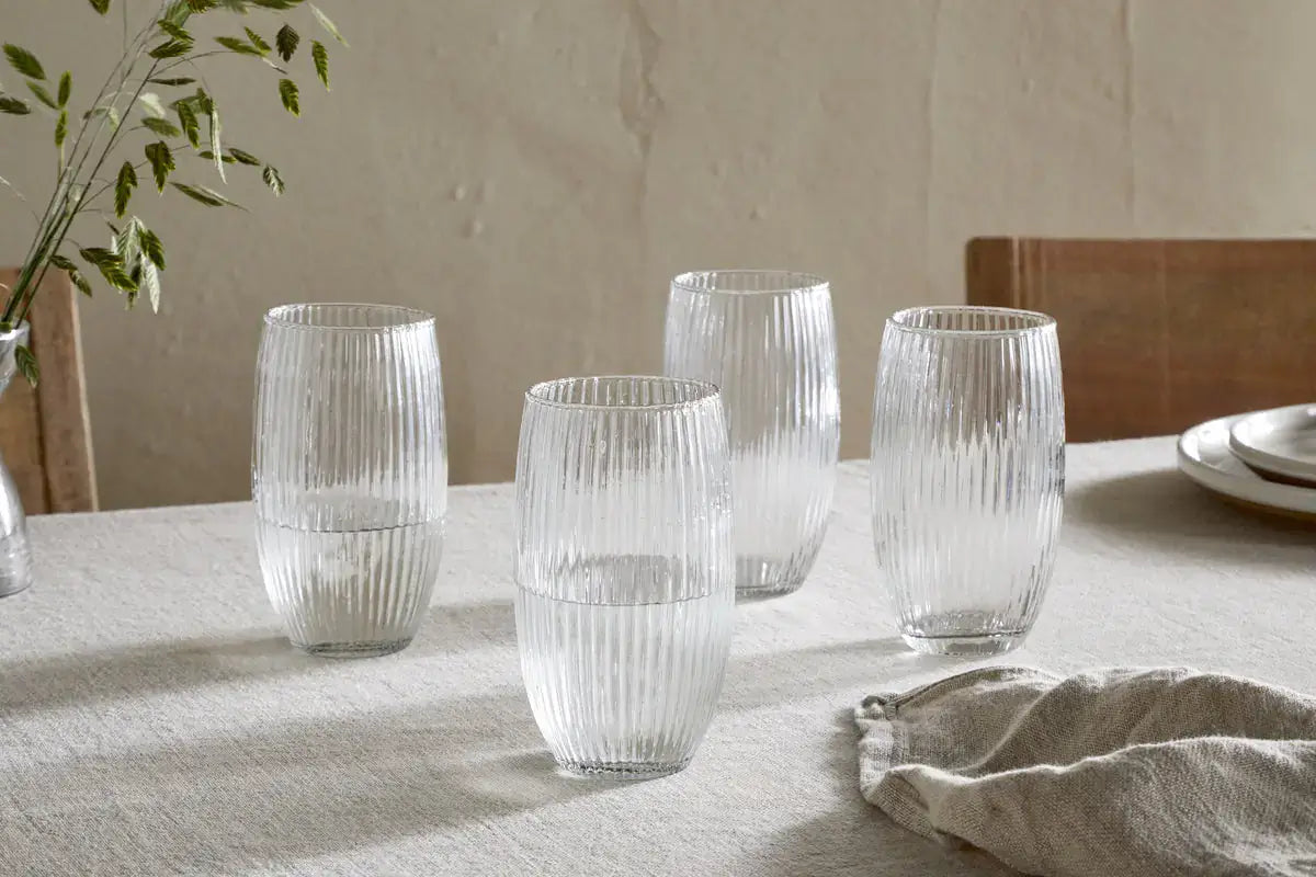 Nkuku - Otuba Highball - Clear - (Set of 4)