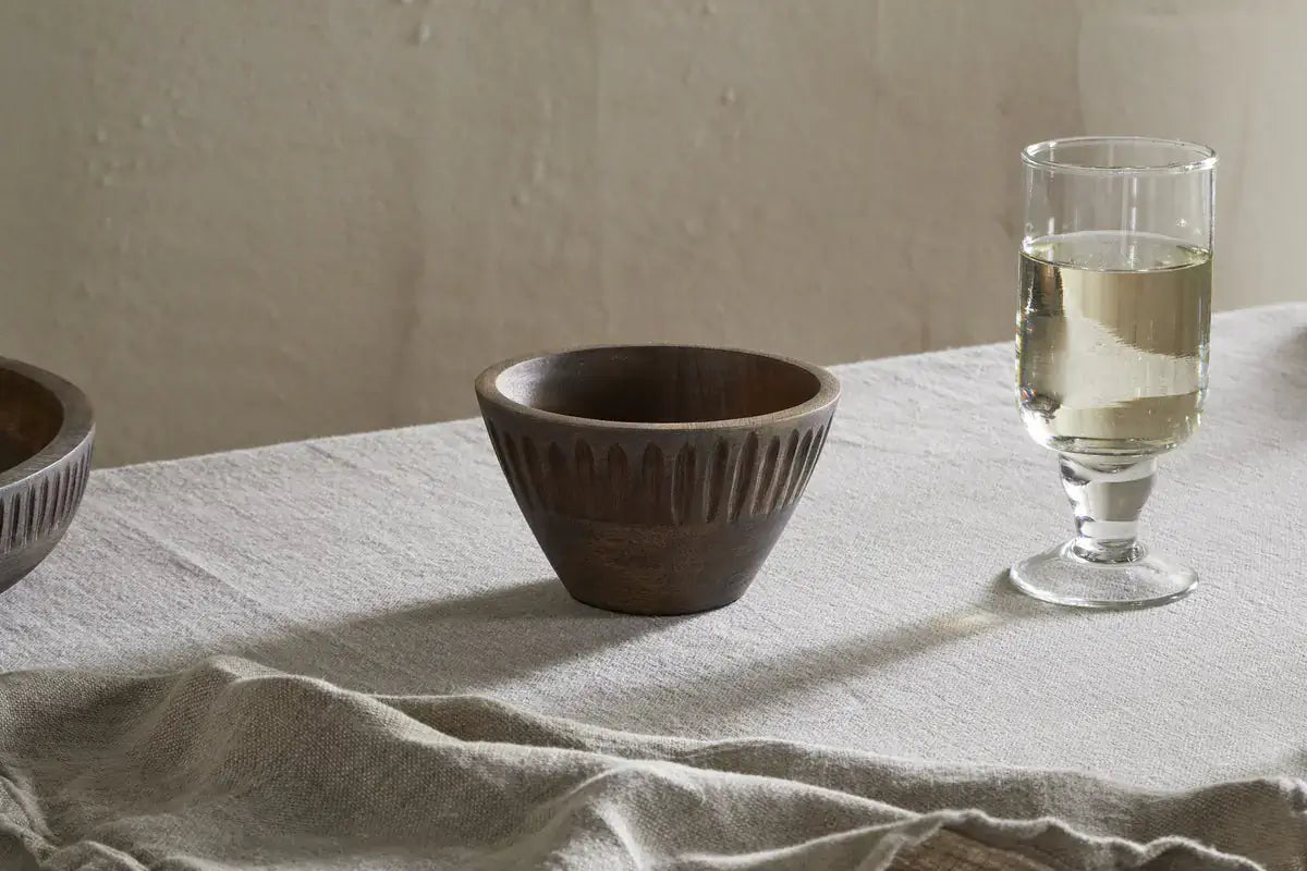 Nkuku - Eisha Serving Bowl - Brown