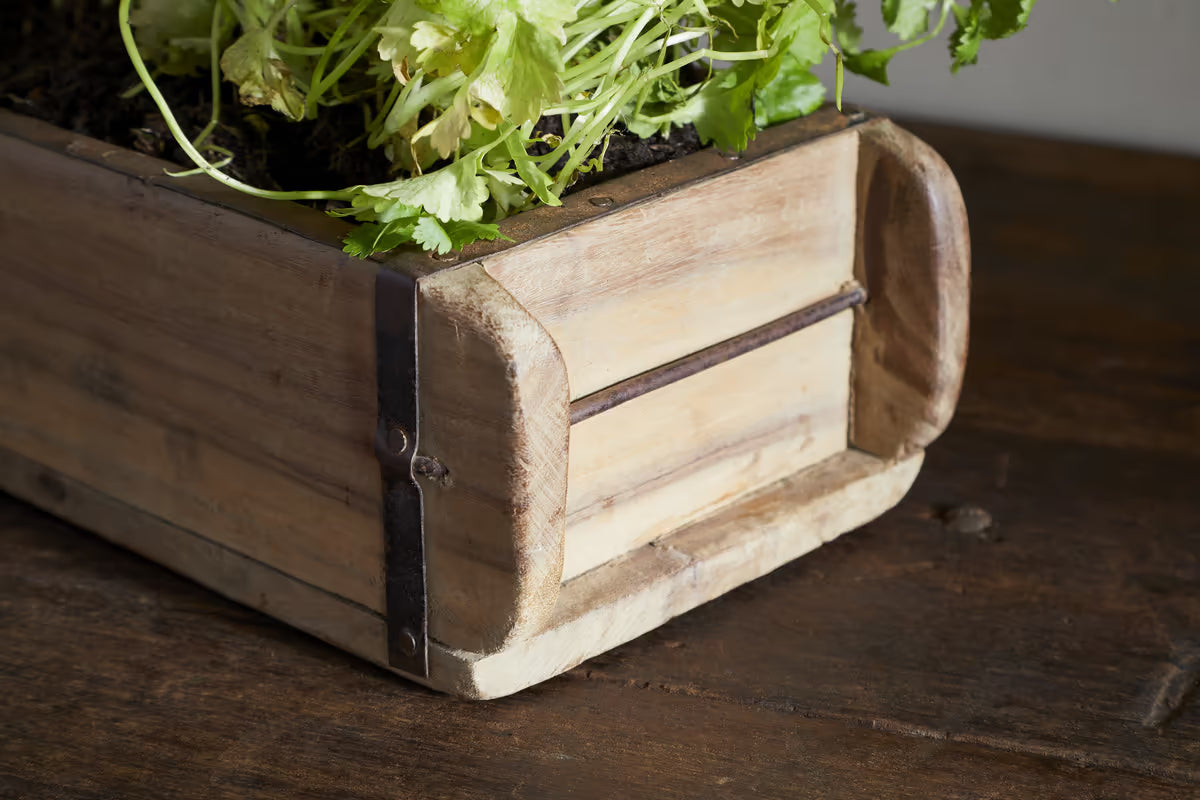 Nkuku - Dudha Reclaimed Brick Box - Natural
