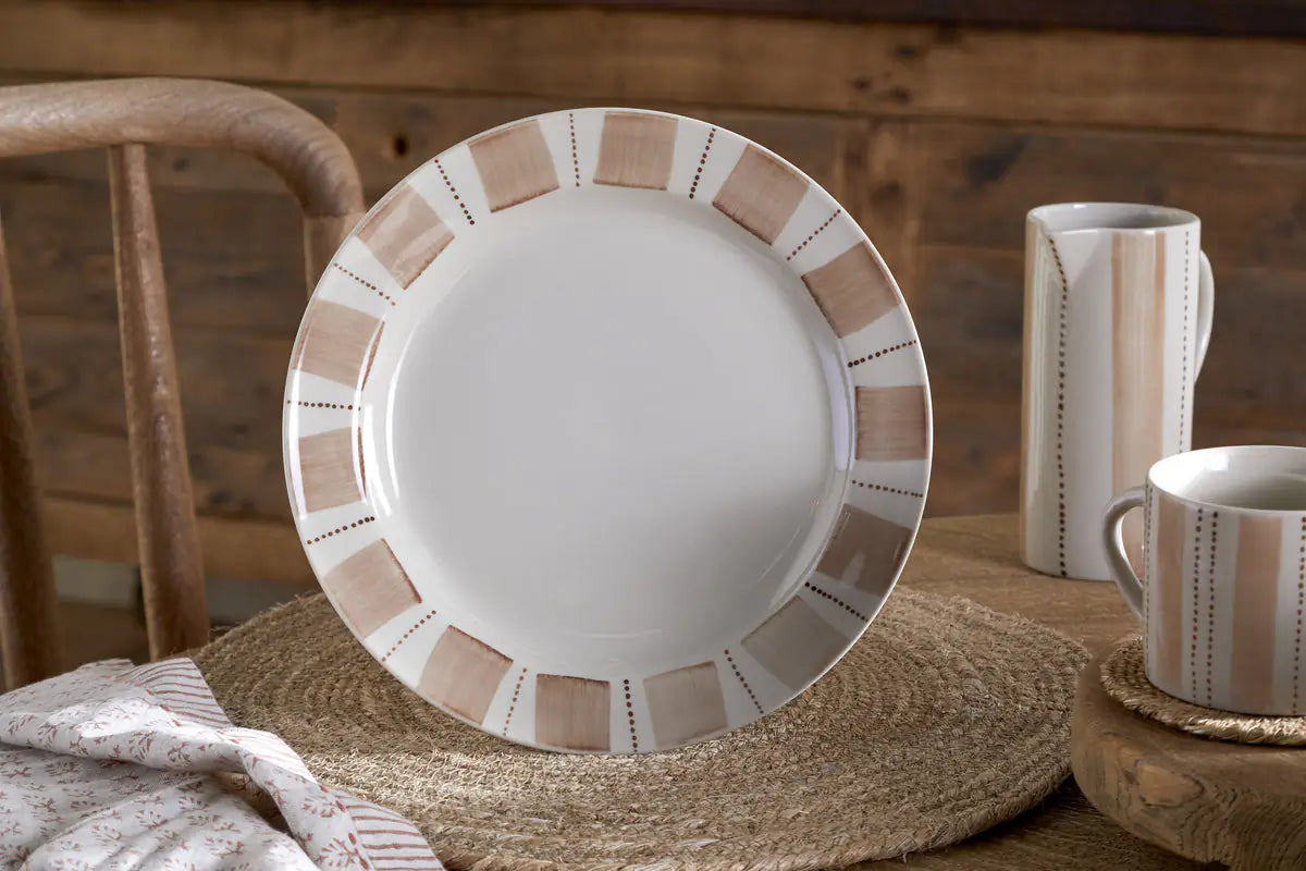 Nkuku - Patthar Side Plate - Cream & Clay