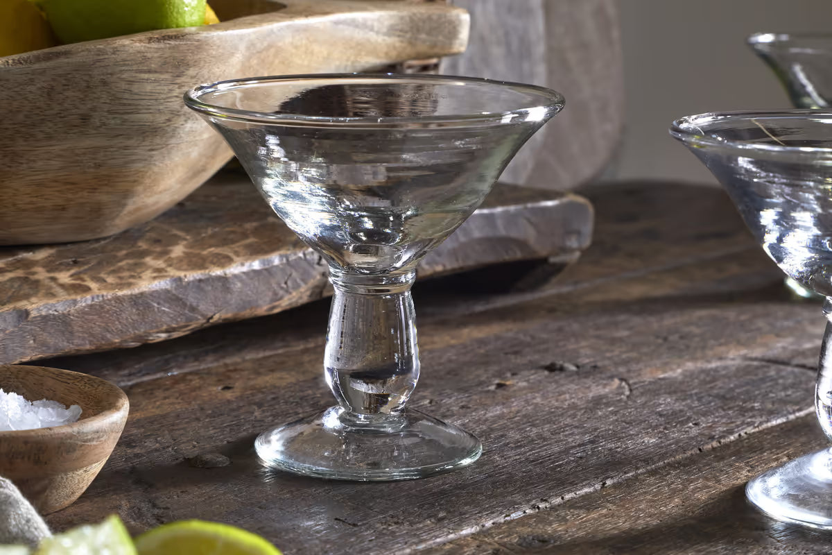 Nkuku - Sooraj Champagne Coupe - Clear - (Set of 4)