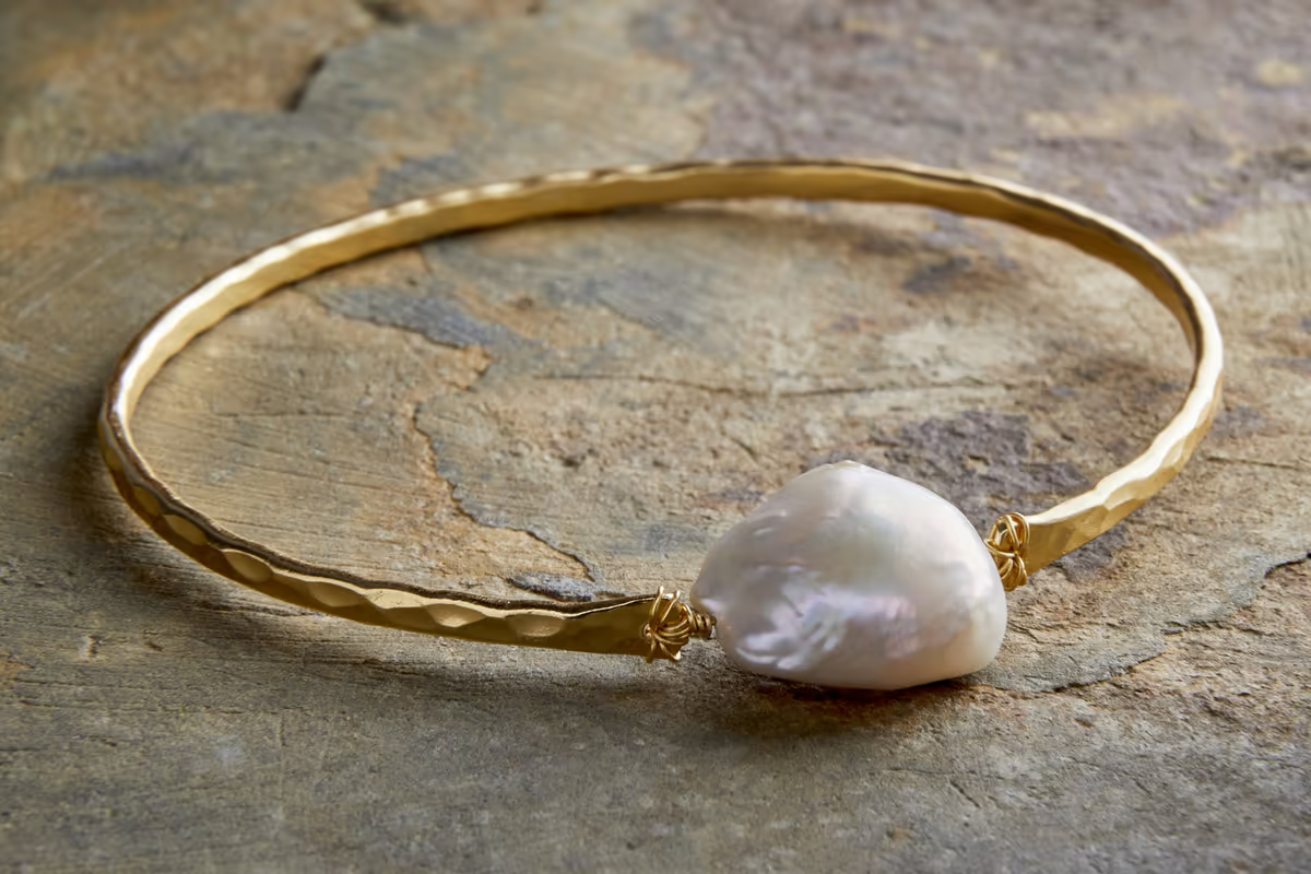 Nkuku - Parahu Pearl Bracelet - White