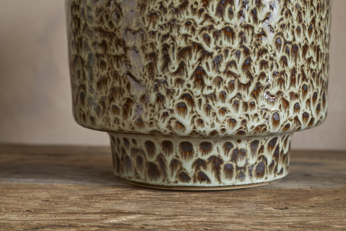 Nkuku - Uzuri Planter - Brown - Wide