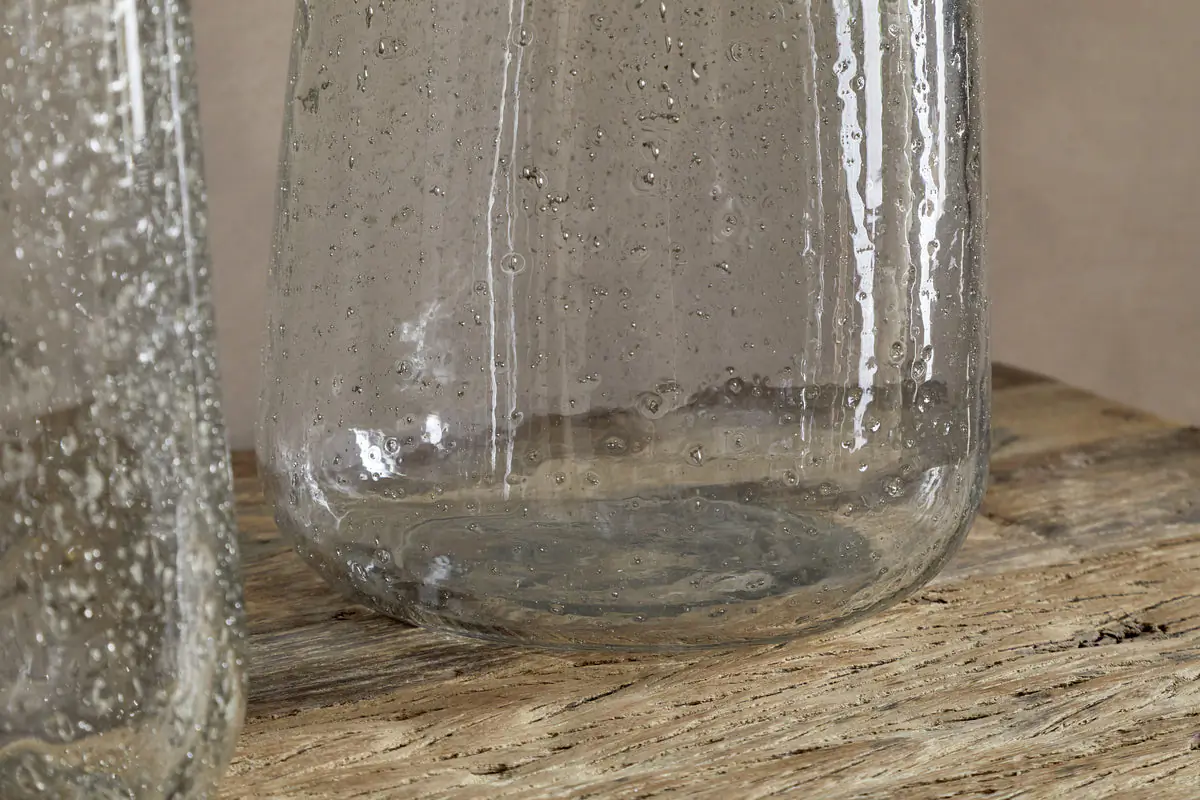 Nkuku - Nyuki Vase - Clear - Small