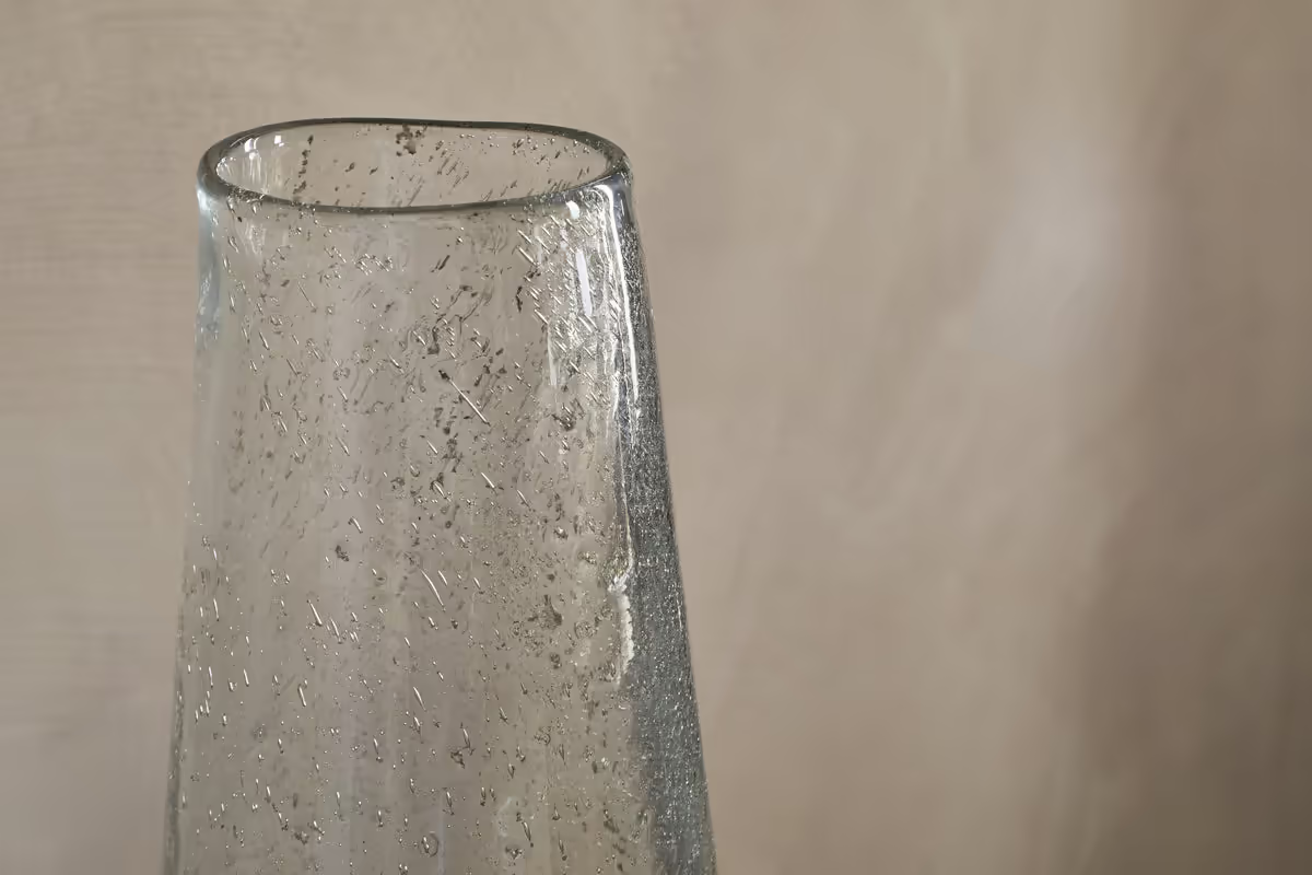 Nkuku - Nyuki Vase - Clear - Small
