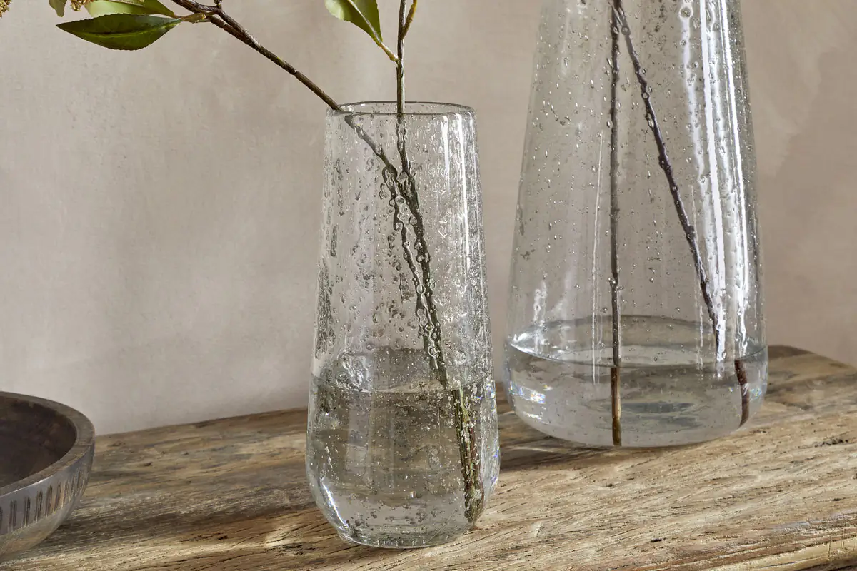 Nkuku - Nyuki Vase - Clear - Large