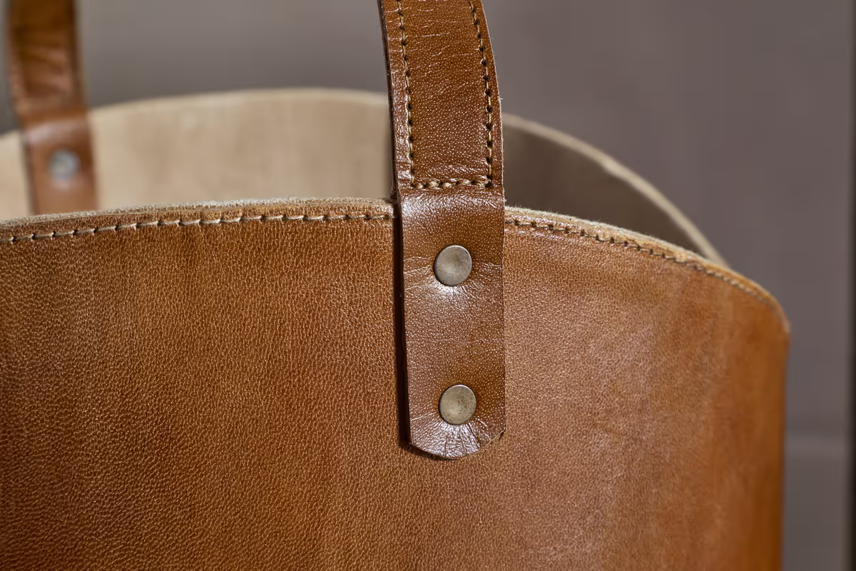 Nkuku - Panasi Leather Storage - Tan