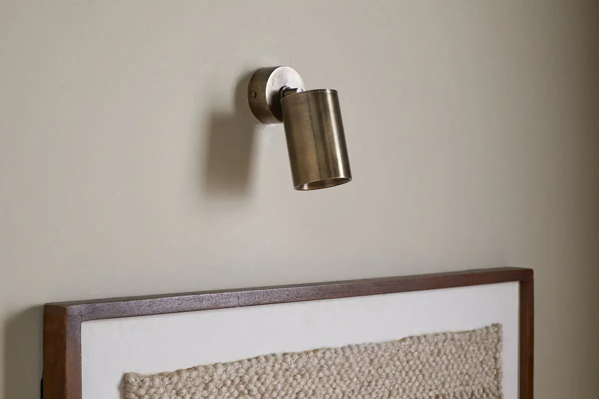 Nkuku - Boni Directional Spot Light - Aged Antique Brass