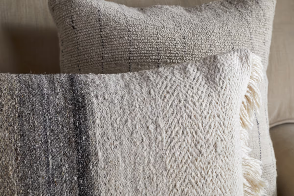 Nkuku - Icai Ombre Cushion Cover - Mocha - Without Cushion Inner