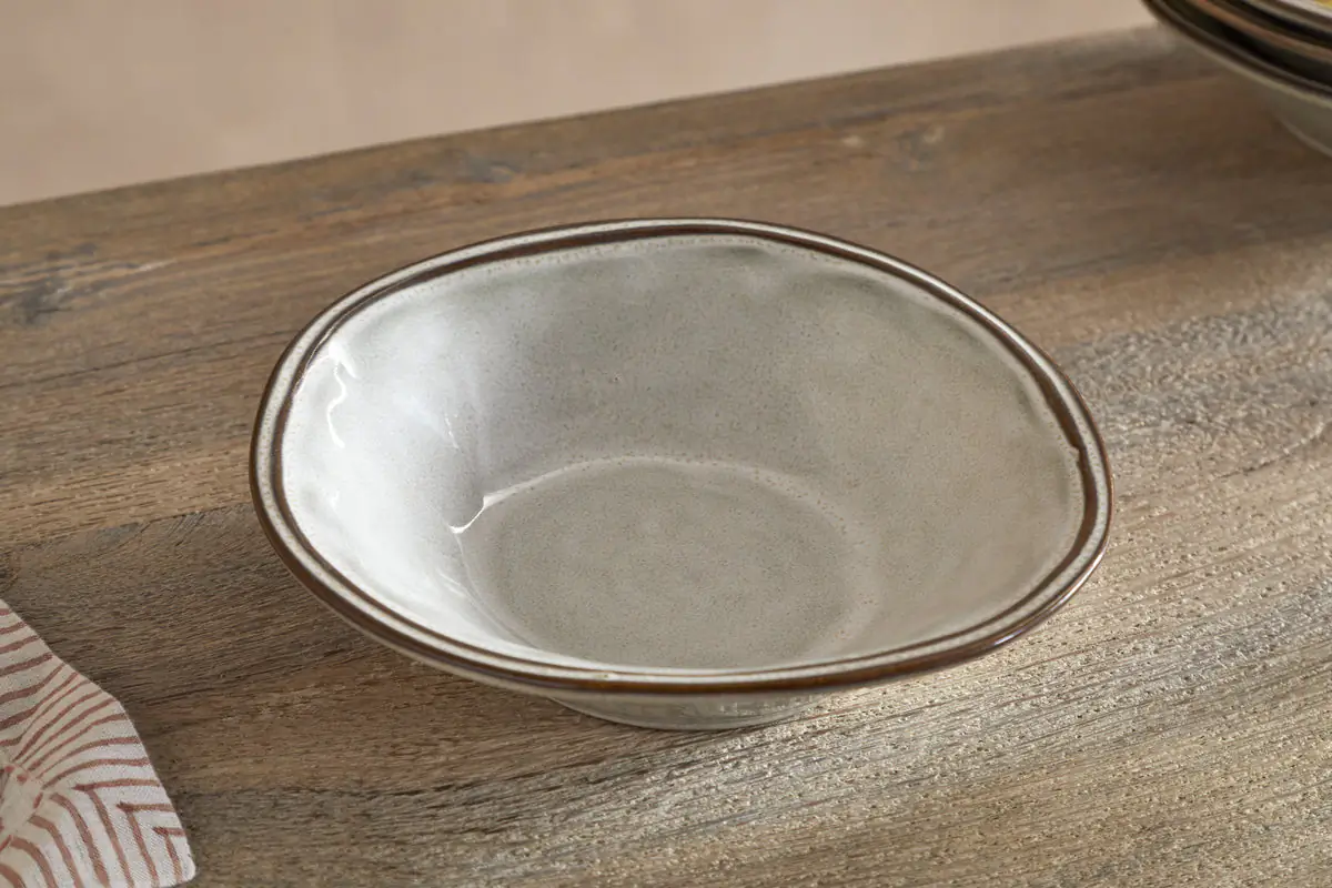 Nkuku - Pedra Cereal Bowl - Pewter